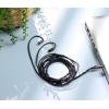imageLinsoul Tripowin Zombur in Ear Monitor Cable 4N High Purity OFC Oxygen Free Cable HiFi Wired IEM Cable Cotton Yarn Outer Layer 35mm Audio Jack for Musician AudiophileWithout Mic MMCX2pin 078mm
