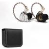 imageLinsoul KZ ZS10 Pro 4BA1DD 5 Driver in Ear Monitorwith Mic Black  Kiwi Ears Earbud Case Portable Earphone Carrying Case