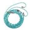 imageLinsoul Tripowin Aurora IEM Cable 4 Core OCC and SilverPlated OCC Earphone Cable HiFi Replacement Cable for Wired Earbuds Aquamarine 2Pin 44mm2Pin  35mm