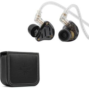 imageLinsoul KZ ZS10 PRO 2 1DD4BA in Ear Monitor IEM Black Without Mic  Kiwi Ears Earbud Case