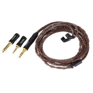 imageLinsoul Tripowin Amber 32AWG OFC Oxygen Free Cable HiFi IEM Cable with Interchangeable 25mm35mm44mm Plug PVC Sleeve Replacement Cable for Audiophile2pin 078mmRecessed 2pin