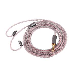 imageLinsoul Tripowin S01 IEM Cable 16 Core SilverPlated Alloy Copper and Graphene Earphone Cable HiFi Replacement Cable for Wired Earbuds 2Pin 44mm2Pin  44mm