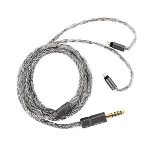 imageLinsoul Tripowin S02 IEM Cable 16 Core SilverPlated Alloy Copper and Graphene Earphone Cable HiFi Replacement Cable for Wired Earbuds 2Pin 44mm2Pin  44mm