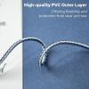 imageLinsoul Tripowin C01 IEM Cable 16 Core Hybrid CopperSilver Earphone Cable OFC and SilverPlated Copper HiFi Replacement Cable for Wired Earbuds 2Pin 35mm2Pin  35mm