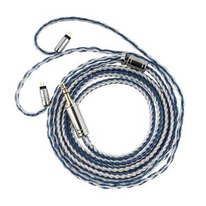 imageLinsoul Tripowin C01 IEM Cable 16 Core Hybrid CopperSilver Earphone Cable OFC and SilverPlated Copper HiFi Replacement Cable for Wired Earbuds 2Pin 35mm2Pin  35mm