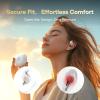 imageLinsoul Kiwi Ears Attiva OWS Wireless Earbuds Open Ear Bluetooth 54 Headphones with ANC Noise Cancellation 200H Playtime IPX5 Sweat and Water Resistant for Workout Running WhiteWhite