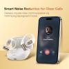 imageLinsoul Kiwi Ears Attiva OWS Wireless Earbuds Open Ear Bluetooth 54 Headphones with ANC Noise Cancellation 200H Playtime IPX5 Sweat and Water Resistant for Workout Running WhiteWhite