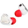 imageLinsoul 7Hz Salnotes Zero HiFi 10mm Dynamic Driver inEar Earphone IEM with Metal Composite Diaphragm Stainless Steel Faceplate Detachable 2Pin OFC Cable Black Without MicWhite