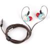 imageLinsoul 7Hz Salnotes Zero HiFi 10mm Dynamic Driver inEar Earphone IEM with Metal Composite Diaphragm Stainless Steel Faceplate Detachable 2Pin OFC Cable Black Without MicBlue