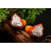imageLinsoul 7Hz Salnotes Zero HiFi 10mm Dynamic Driver inEar Earphone IEM with Metal Composite Diaphragm Stainless Steel Faceplate Detachable 2Pin OFC Cable Black Without MicOrange