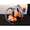 imageLinsoul 7Hz Salnotes Zero HiFi 10mm Dynamic Driver inEar Earphone IEM with Metal Composite Diaphragm Stainless Steel Faceplate Detachable 2Pin OFC Cable Black Without MicOrange