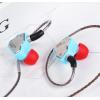 imageLinsoul 7Hz Salnotes Zero HiFi 10mm Dynamic Driver inEar Earphone IEM with Metal Composite Diaphragm Stainless Steel Faceplate Detachable 2Pin OFC Cable Black Without MicBlue