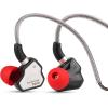 imageLinsoul 7Hz Salnotes Zero HiFi 10mm Dynamic Driver inEar Earphone IEM with Metal Composite Diaphragm Stainless Steel Faceplate Detachable 2Pin OFC Cable Black Without MicBlack