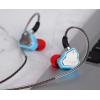 imageLinsoul 7Hz Salnotes Zero HiFi 10mm Dynamic Driver inEar Earphone IEM with Metal Composite Diaphragm Stainless Steel Faceplate Detachable 2Pin OFC Cable Black Without MicBlue