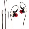 imageLinsoul 7Hz Salnotes Zero HiFi 10mm Dynamic Driver inEar Earphone IEM with Metal Composite Diaphragm Stainless Steel Faceplate Detachable 2Pin OFC Cable Black Without MicBlack