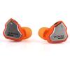 imageLinsoul 7Hz Salnotes Zero HiFi 10mm Dynamic Driver inEar Earphone IEM with Metal Composite Diaphragm Stainless Steel Faceplate Detachable 2Pin OFC Cable Black Without MicOrange