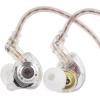 imageLinsoul KZ EDX Pro X in Ear Earphone Single Dynamic Driver HiFi inEar Monitor with Ergonomic Shape Wired Gaming Earbud Detachable Cable for Audiophile Grey with MicClear