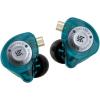 imageLinsoul KZ EDX Pro X in Ear Earphone Single Dynamic Driver HiFi inEar Monitor with Ergonomic Shape Wired Gaming Earbud Detachable Cable for Audiophile Grey with MicCyan