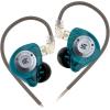 imageLinsoul KZ EDX Pro X in Ear Earphone Single Dynamic Driver HiFi inEar Monitor with Ergonomic Shape Wired Gaming Earbud Detachable Cable for Audiophile Grey with MicCyan
