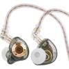 imageLinsoul KZ EDX Pro X in Ear Earphone Single Dynamic Driver HiFi inEar Monitor with Ergonomic Shape Wired Gaming Earbud Detachable Cable for Audiophile Grey with MicGrey