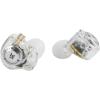 imageLinsoul KZ EDX Pro X in Ear Earphone Single Dynamic Driver HiFi inEar Monitor with Ergonomic Shape Wired Gaming Earbud Detachable Cable for Audiophile Grey with MicClear