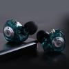 imageLinsoul KZ EDX Pro X in Ear Earphone Single Dynamic Driver HiFi inEar Monitor with Ergonomic Shape Wired Gaming Earbud Detachable Cable for Audiophile Grey with MicCyan