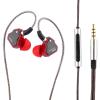 imageLinsoul 7Hz Salnotes Zero HiFi 10mm Dynamic Driver inEar Earphone IEM with Metal Composite Diaphragm Stainless Steel Faceplate Detachable 2Pin OFC Cable Black Without MicRed