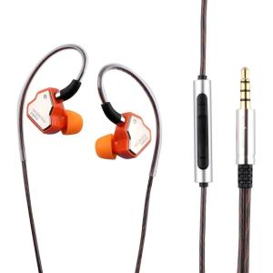imageLinsoul 7Hz Salnotes Zero HiFi 10mm Dynamic Driver inEar Earphone IEM with Metal Composite Diaphragm Stainless Steel Faceplate Detachable 2Pin OFC Cable Black Without MicOrange