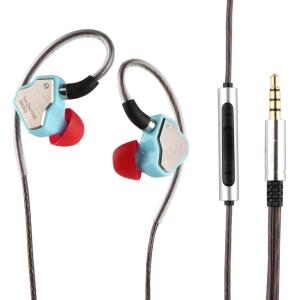 imageLinsoul 7Hz Salnotes Zero HiFi 10mm Dynamic Driver inEar Earphone IEM with Metal Composite Diaphragm Stainless Steel Faceplate Detachable 2Pin OFC Cable Black Without MicBlue