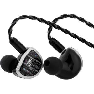 imageLinsoul Kiwi Ears Aether in Ear Monitor 153mm Large Planar Driver IEM Earphone HiFi Wired Earbuds Gaming Earbuds with 2Pin Detachable Cable for Professional Musician Audiophile Gamer