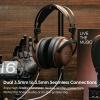 imageLinsoul Kiwi Ears Atheia Wired Over Ear Headphones Dynamic  Planar Magnetic Dual Driver Headphones HiFi Stereo Monitor Headphones with Closed Back Designfor Musicians Audiophiles