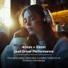 imageLinsoul Kiwi Ears Aventus Bluetooth 54 Over Ear HeadphonesWireless DJ Studio Monitor Headphones Dual Dynamic Driver Gaming Headphones with Hybrid ANC 82H Playtime for Podcast Gaming Guitar