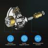 imageLinsoul KZ ZSN Pro Dual Driver 1BA1DD Hybrid Metal Earphones HiFi inEar Monitor with Detachable Recessed 2Pin Cable Zin Alloy Panel Without Mic BlackBlue