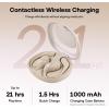 imageLinsoul Kiwi Ears Spark OWS Open Ear Wireless Earbuds Bluetooth 52 Gaming Earbuds with Silicone Earhook 21H Playtime Wireless Charging for Sports Workout Running