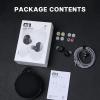 imageLinsoul 7HZ G1 inEar Monitor 10mm DLC Diaphragm Dynamic Driver IEM Earphone Wired Gaming Earbuds with Detachable OFC SilverPlated Cable for Musician Audiophile with MicWithout Mic