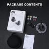 imageLinsoul 7HZ G1 inEar Monitor 10mm DLC Diaphragm Dynamic Driver IEM Earphone Wired Gaming Earbuds with Detachable OFC SilverPlated Cable for Musician Audiophile with MicWith Mic