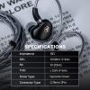 imageLinsoul 7HZ G1 inEar Monitor 10mm DLC Diaphragm Dynamic Driver IEM Earphone Wired Gaming Earbuds with Detachable OFC SilverPlated Cable for Musician Audiophile with MicWith Mic