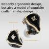 imageLinsoul KZ ZAS 7BA1DD inEar Monitor HiFi Bass Earbuds Gaming Earbuds Hybrid IEM Earphones with Recessed 2pin Cable for Audiophile MusicianWithout Mic BlackBlack