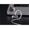 imageLinsoul KZ ZS10 PRO X Upgraded 1DD4BA Hybrid Driver HiFi in Ear EarphonesWithout Mic  Kiwi Ears Flex Earbud Tips 3 Pairs SML Size