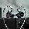 imageLinsoul THIEAUDIO Hype 2 2DD  2BA inEar Monitor HiFi Earphone with Custom Balanced Tuning Sonion Drivers Detachable 2 Pin IEM Cable for Audiophile Musician Purple