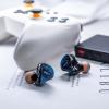 imageLinsoul ZiiGaat x Fresh Reviews Arete in Ear Monitor 1DD4BA Hybrid Earphone IEM Wired Gaming Earbuds Studio Monitor Tunning with Detachable IEM Cable for Musician Audiophile WhiteBlue