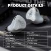 imageLinsoul ZiiGaat x Fresh Reviews Arete in Ear Monitor 1DD4BA Hybrid Earphone IEM Wired Gaming Earbuds Studio Monitor Tunning with Detachable IEM Cable for Musician Audiophile WhiteWhite