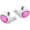 imageLinsoul Tripowin X HBB Kailua Dual Dynamic Driver in Ear Monitor Wired Earbud HiFi IEM Earphone with Detachable OCC Cable 078mm 2Pin Connector for Audiophile Musician Stage White