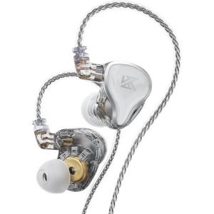 imageLinsoul KZ ZAS 7BA1DD inEar Monitor HiFi Bass Earbuds Gaming Earbuds Hybrid IEM Earphones with Recessed 2pin Cable for Audiophile MusicianWithout Mic BlackSilver
