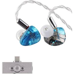 imageLinsoul Kiwi Ears Orchestra Lite Performance Custom 8BA inEar Monitor IEMBlue Kiwi Ears Allegro Pro Upgraded IEM Earphone DACAMP