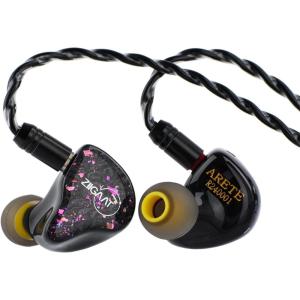 imageLinsoul ZiiGaat x Fresh Reviews Arete in Ear Monitor 1DD4BA Hybrid Earphone IEM Wired Gaming Earbuds Studio Monitor Tunning with Detachable IEM Cable for Musician Audiophile WhiteBlack