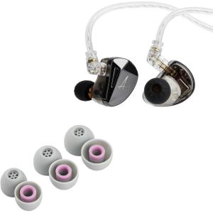 imageLinsoul x KZ AS10 PRO 5BA Wired Earbuds with Mic Kiwi Ears Flex Earbud Tips Replacement Silicone IEM Tips