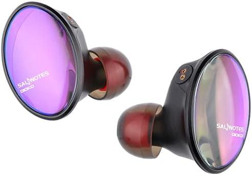 image7Hz x Crinacle Salnotes Dioko HiFi 146mm Planar Diaphragm Driver in Ear Earphone IEMs with CNC AviationGrade Aluminum Case Detachable 4Core Litz OCC Copper Cable for Audiophile Musician Studio
