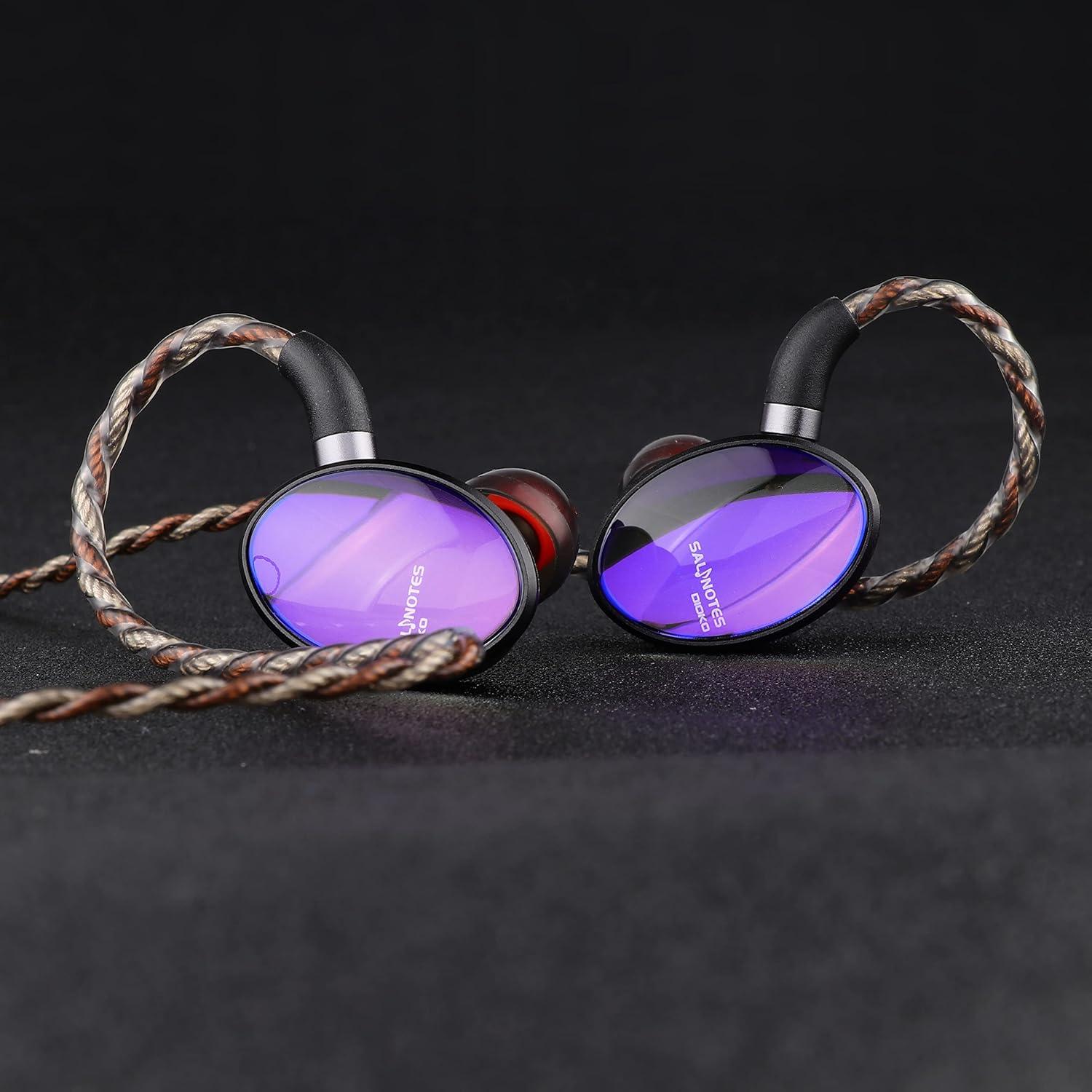 image7Hz x Crinacle Salnotes Dioko HiFi 146mm Planar Diaphragm Driver in Ear Earphone IEMs with CNC AviationGrade Aluminum Case Detachable 4Core Litz OCC Copper Cable for Audiophile Musician Studio