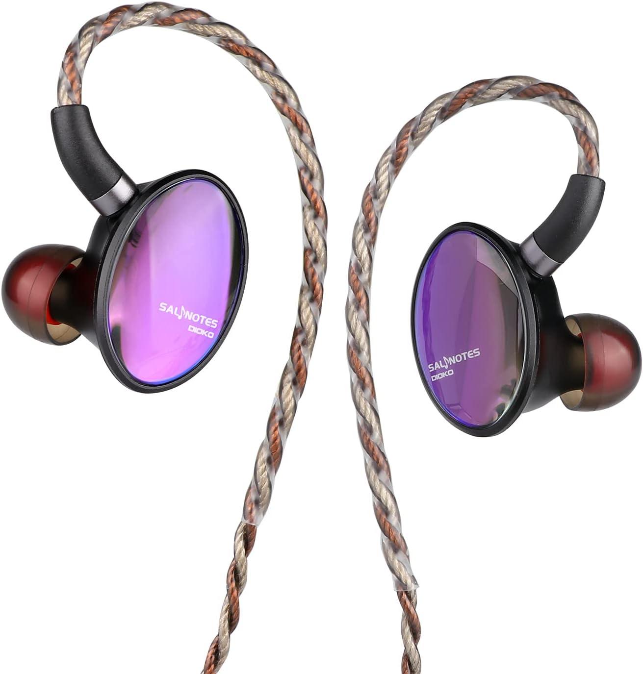 image7Hz x Crinacle Salnotes Dioko HiFi 146mm Planar Diaphragm Driver in Ear Earphone IEMs with CNC AviationGrade Aluminum Case Detachable 4Core Litz OCC Copper Cable for Audiophile Musician Studio